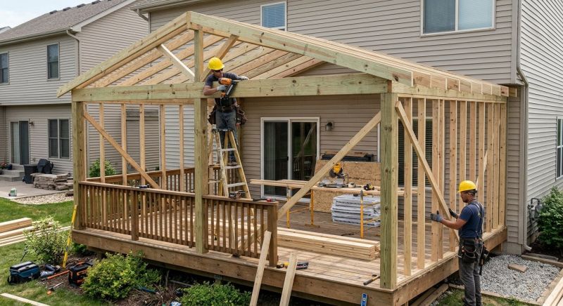 Enclosed Deck Installation in Dallas, TX