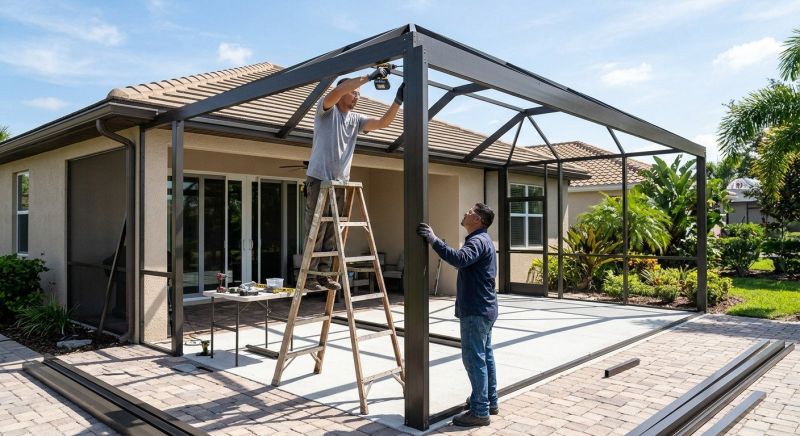 Lanai Installation in Asheville, NC