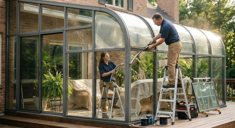Sunroom Window Repair in Asheville, NC