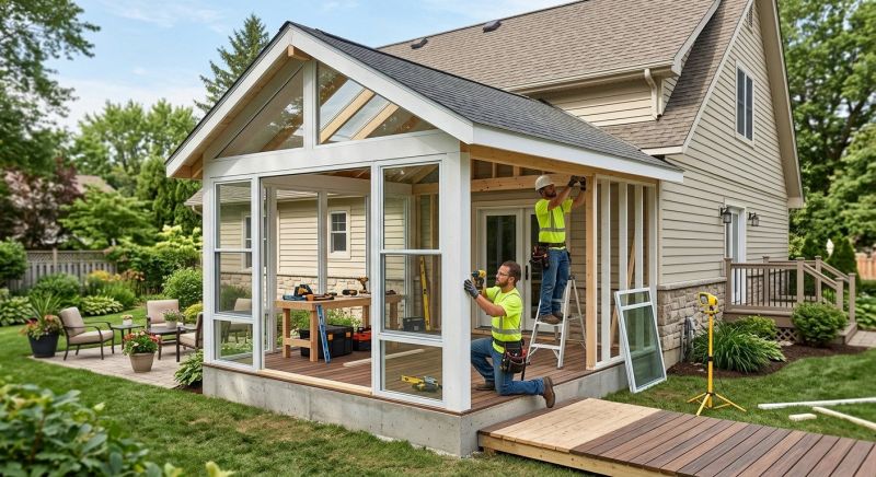 Deck Enclosure Construction in Longmont, CO