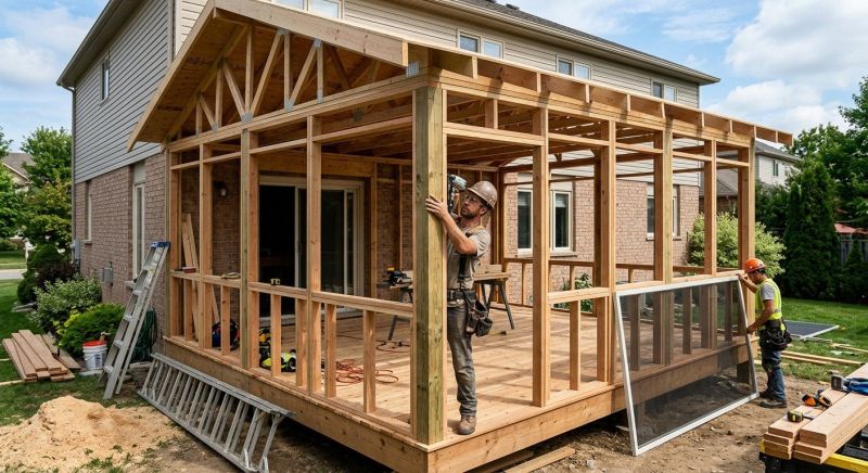 Deck Enclosure Installation in Boulder, CO