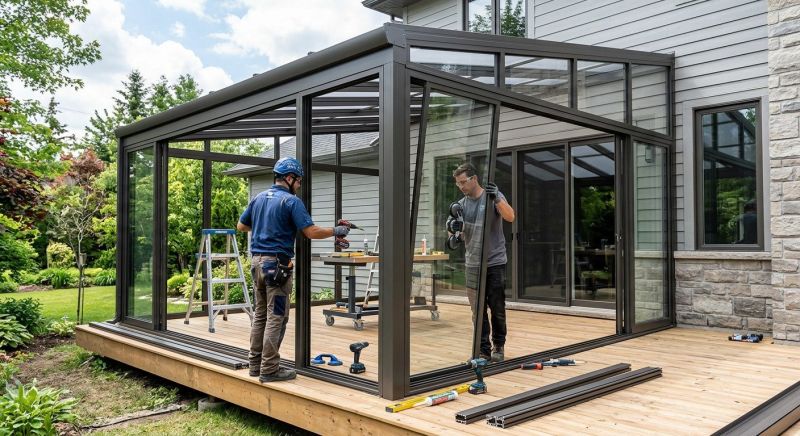 Deck Enclosure Installation in Asheville, NC