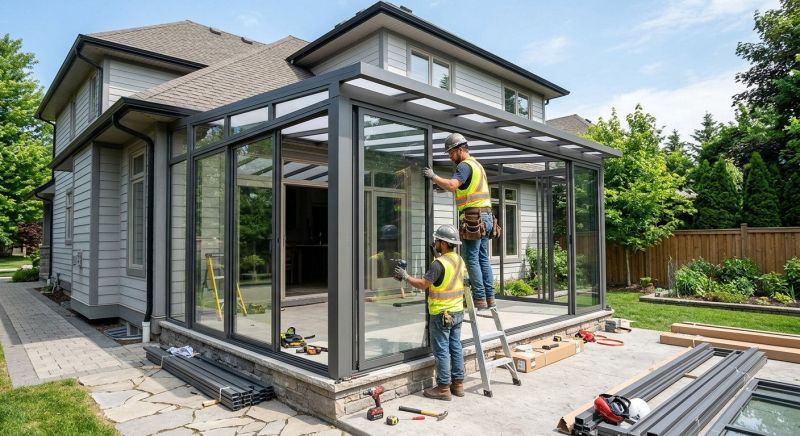 Enclosed Patio Installation in Chattanooga, TN