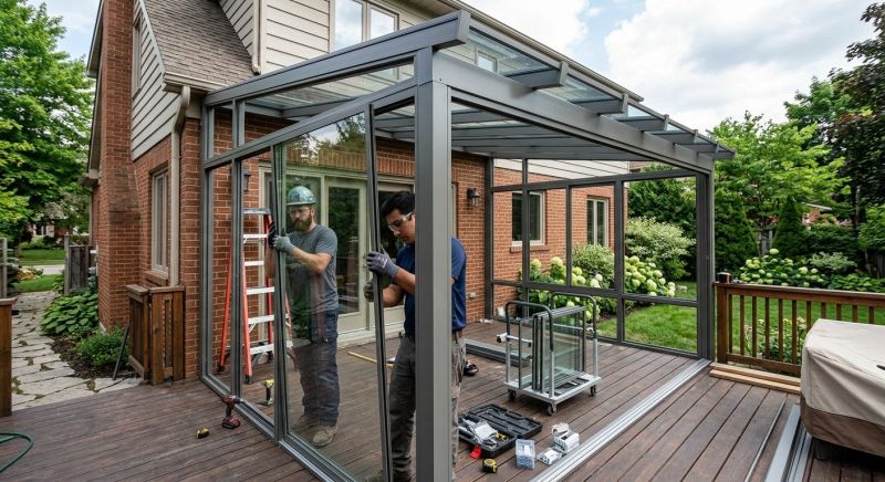 Enclosed Patio Installation in Dallas, TX