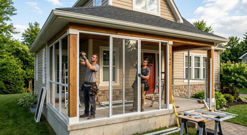 Enclosed Porch Construction in Asheville, NC