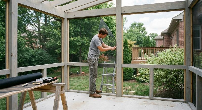 Enclosed Porch Installation in Asheville, NC