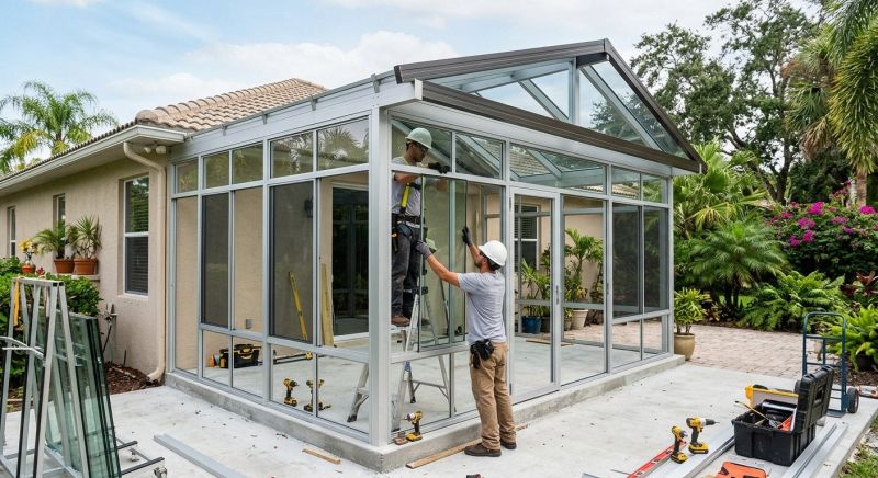 Florida Room Installation in Knoxville, TN