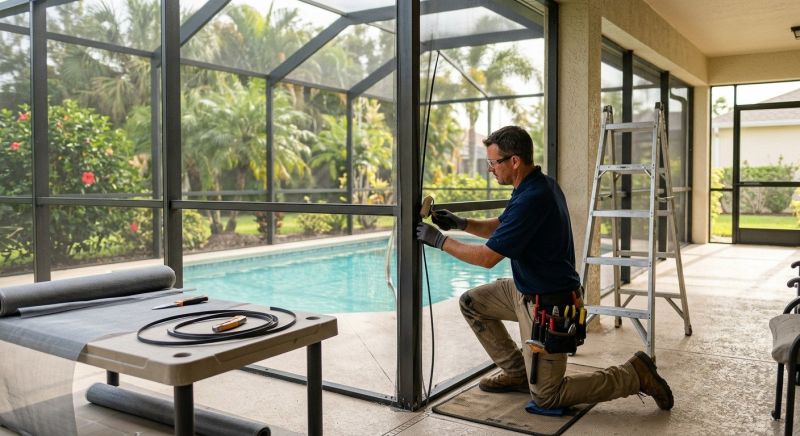 Lanai Enclosure Repair in Charlotte, NC