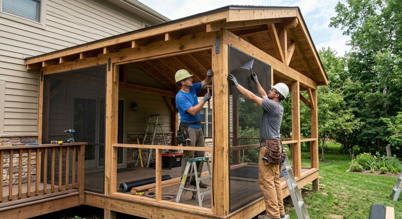 Screened In Porch Installation in Cincinnati, OH
