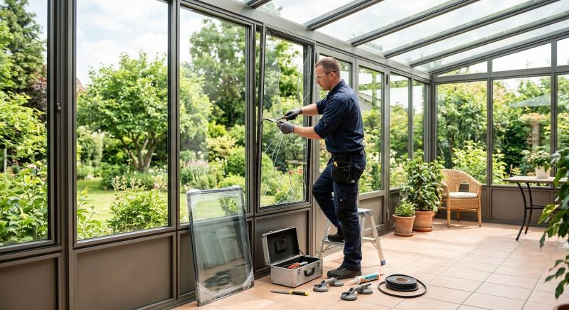 Sunroom Glass Repair in Charlotte, NC