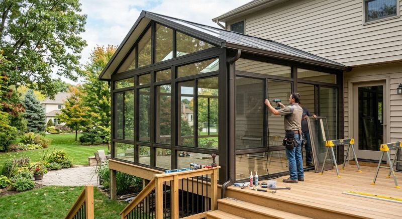 Three Season Room Installation in Knoxville, TN