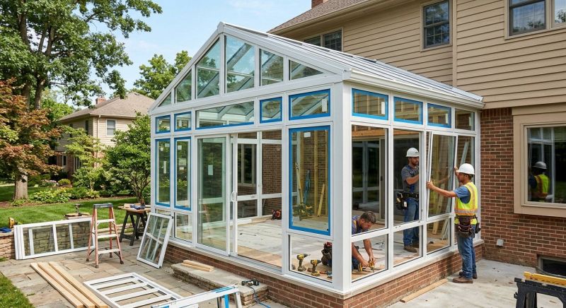 Three Season Room Installation in Charlotte, NC